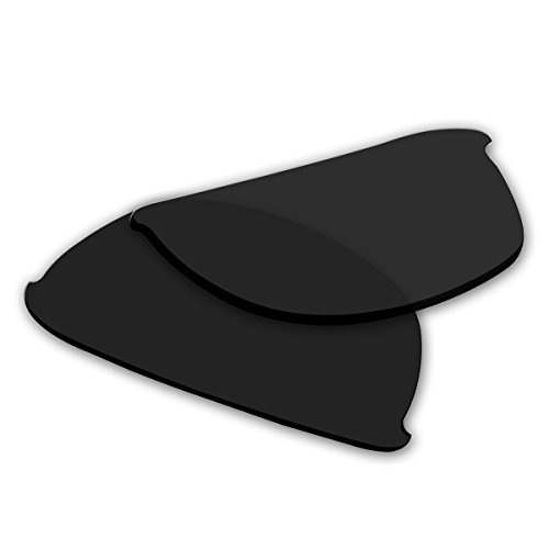 Image of ACOMPATIBLE Replacement Black Polarized Lenses for Oakley Half Jacket 2.0