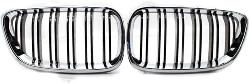 Parrilla delantera para BMW Serie 2 F22 F23 F87 M2 color plata brillante parachoques