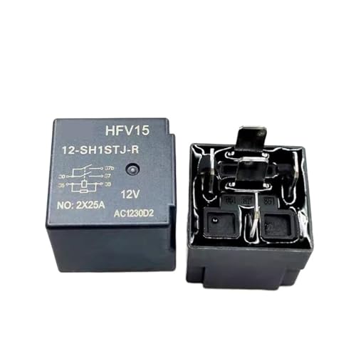 Relais automobile HFV15 12-SH1STJ-R 12V commutateur 5 broches pour boîte à fusibles