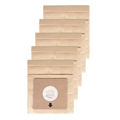 エレクトロラックス対応 5個入り、フィリップス掃除機交換用紙製ダストバッグ 110mmx100mm対応