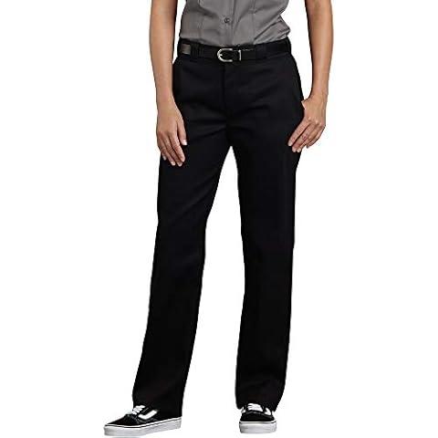 Dickies Womens Flex Work Pants, Black Cover