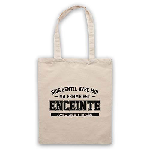 Sac d'emballage Ma Femme Est Enceinte Triplets pour future maman