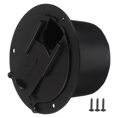 Mikinona - Mikinona Rv Cable Hatch Electrical Organizer with Screws Space-saving Power Cord Cover for Trailers and Campers Easy Installation Cable Management Kit for Electrical Hook Up