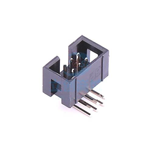 20 Pcs 2.54mm2*3P Bend IDC Connector (Horn/Cow) Through Hole,P=2.54mm 0.100