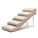 ​Folding Pet Ramp for High Beds Couches, 200Lbs Capacity, Waterproof Non-Slip Dog Stairs for Large Dogs Cats, Adjustable, Beige​(Light Brown,90x40x55cm)