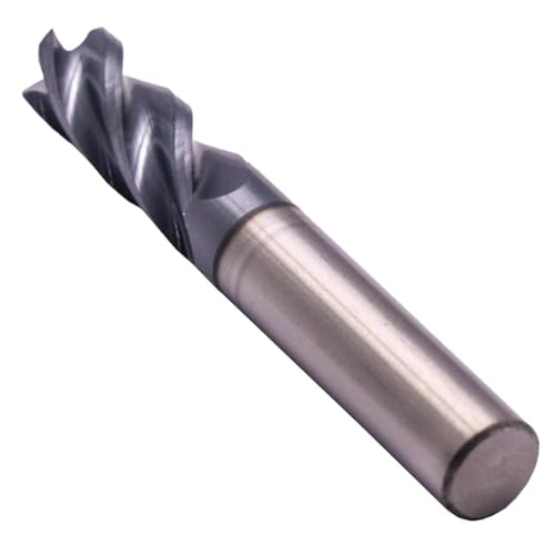 Image of 3 /8 inch 4 Flute Solid Carbide End Mill, 0.03 inch Corner Radius, AlTiN Coated | 30 Degree Helix, 3 /8 inch Cutting Diameter, 3 /8 inch Shank Diameter, 1 inch Length of Cut, 2-1 /2 inch Overall Length