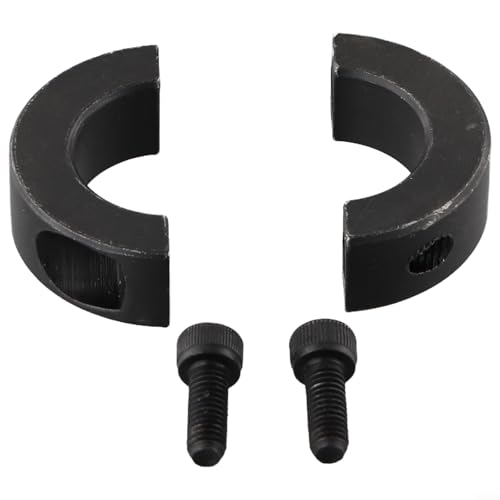zeroupshop - Zeroupshop Lot de 2 bagues de retenue fendues, colliers de serrage de tige en acier, bagues de serrage sécurisées (28 mm)