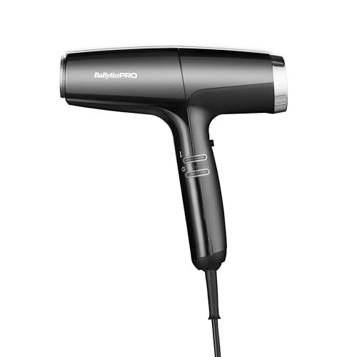 Babyliss Pro Falco Sèche-cheveux numérique haute vitesse Noir Argent
