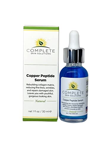 Copper Peptide Face Serum Collagen - With Anti Aging Skin Solutions Properties:1Oz/30Ml Anti-Wrinkle Formula For Youthful Skin #TOP2
