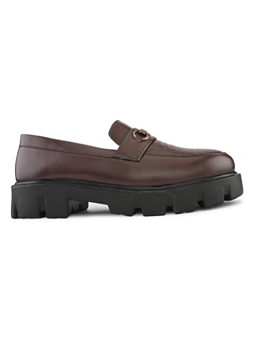 Image of STANPHORD Mens Loafers Stanphord Men's Slip On Loafers Shoes | Comfortable Lightweight Stylish Footwear for Casual, Formal TPZN 2231 Black-7