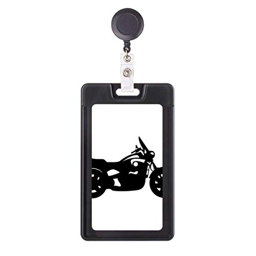 Idée cadeau porte-badge mécanique rétractable moto pour collègue motard