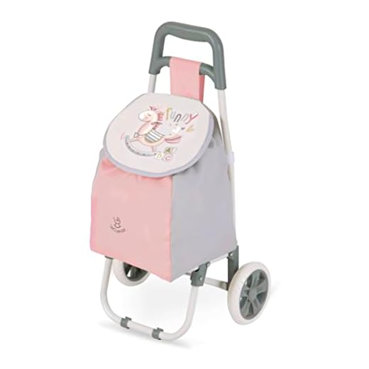 DE CUEVAS TOYS- Carrito Compra, Color Rosa (52086)