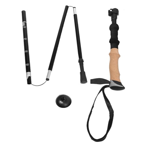 Bastones trekking plegables con soporte de equilibrio y aleación ligera para rutas de montaña