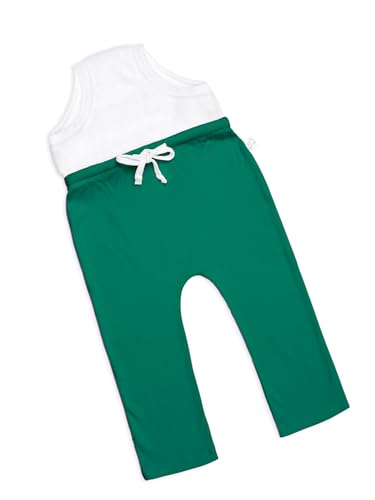 Image of superbottoms Diaper Pants | Cotton Baby Cotton Pants with Attached Padded Underwear | Ideal for Diaper-Free Time, Outings & Potty Training | Unisex | Soft Fit