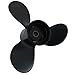 Boat Outboard Propeller 8.5x7.5 for Tohatsu Nissan 8 9.8 Mercury 8 9.9 HP Engines, 8.5 x 7.5 Replace 8.9 x 7.5 Pitch Aluminum Boat Motor Prop, 12 Tooth Spline, OEM No: 3B2B64515-1 48-897614A10, RH