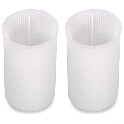 Bomba de piscina prefiltro filtro de aspiración de repuesto para SPS25 SPS50 SPS75 SPS100 bomba de piscina 130 mm de altura, filtro de bomba para circuito de agua, componente de repuesto (2 unidades)
