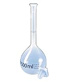 298mm Altura Matraz afor., PP casi transp. 1000 ml, NS 24/29, tapón en PP