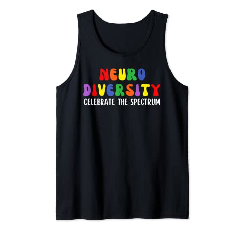 Neurodiversity Celebrate The Spectrum Embrace TDAH Autismo Camiseta sin Mangas