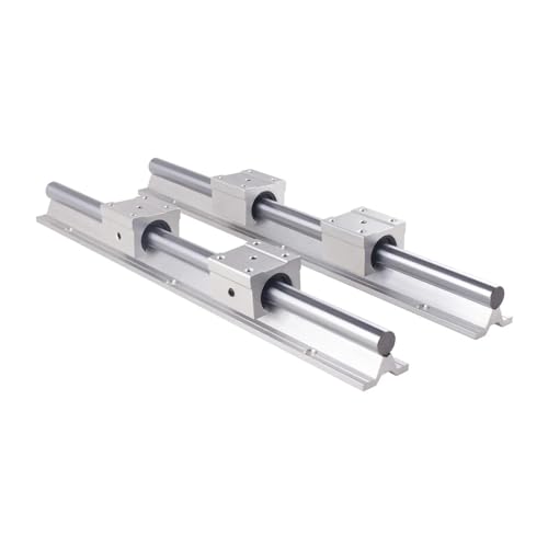 Guías lineales R16 D16 de 500mm para CNC y soporte deslizante con rodamientos R16UU