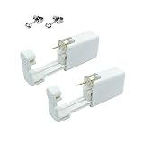 2Pcs Disposable Sterile Ear Piercing Kit, Manual Ear Piercing Gun，With Ear Stud Puncture kit (Silve
