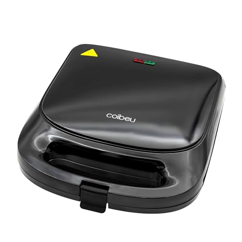 Sanduicheira Grill, Sanduicheira Elétrica, Adequado para Sanduíches, Waffles, Bifes, Bacon, Quiche,