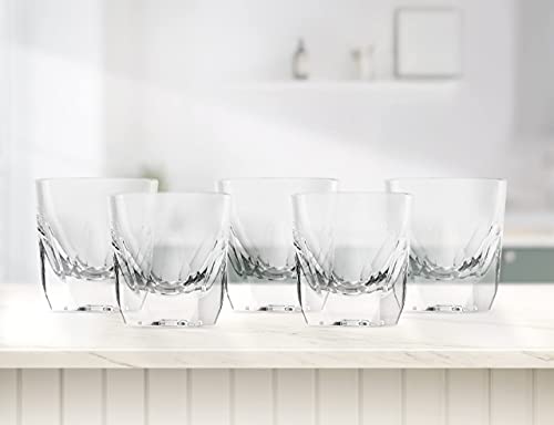 Kook Cortado Glass Set, Double Shot Glasses, For Drinking Espresso, Whiskey Bourbon, Scotch, And Juices. Small Liquor Cups, Clear Glassware, Dishwasher Safe, 4 Oz, Set Of 6 #TOP4