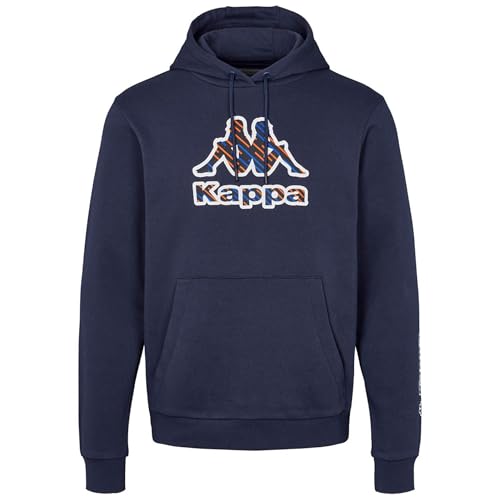 Kappa Logo Fetro Sweatshirt Homme - Pull anti-déformation chaud contre le froid