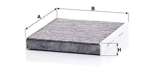 MANN-FILTER CUK 22 032 Interior Filter Pollen filter with active charcoal – For passenger cars - Image 3