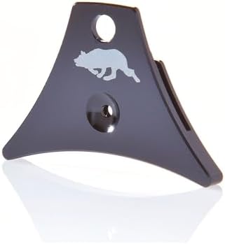 Logan A1 Shepherd Whistle with Collie Etch - Black