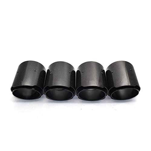 Puntas de escape universales M2 F87 M3 F80 M4 F82, tubos de silenciador 70mm