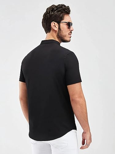 Image of J B Fashion Shirt for Men|| Casual Shirt for Men|| Men Stylish Shirt || Men Printed Shirt(Half-Plain)