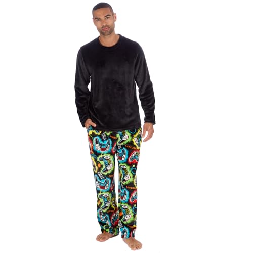 TOP PAJAMAS UOMO CON GIROCOLLO: Il design a girocollo è la scelta migliore per rilassarsi in casa, si abbina perfettamente con la tua vita quotidiana a casa. Le maniche sono più lunghe, più larghe e più comode con meno attrito sulle spalle.