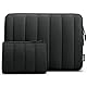 TECOOL 13.3 Zoll Laptop Tasche Hülle für MacBook Air 13 13.6 M4 M3 M2 2025 2024-2010,MacBook Pro 13/14 M4 M3 M2 M1 2024 2022-2012,Puffy 13.3 Acer Dell Lenovo HP Spritzfeste Laptop Tasche,Schwarz
