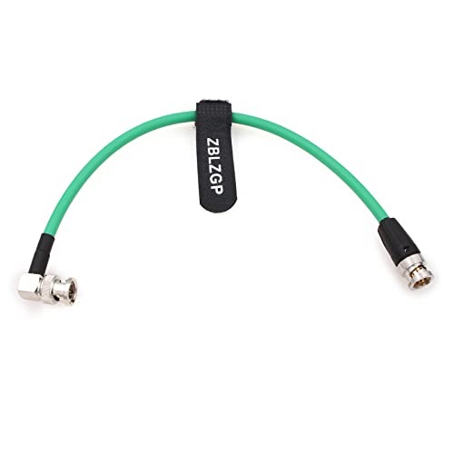 ZBLZGP 12G SDI 4K BNC Male to Right Angle BNC Male Video Coaxial Cable for Sony Blackmagic Decimator Converter Komodo Alexa Sony Atomos Broadcast Camera Monitor - Image 2