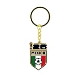 HONAV 2026 FIFA World Cup Mexico Flag Keychain – Officially Licensed Soccer Accessory, Collectible Souvenir Gift for Fans, Durable Metal Key Ring for Keys, Bags, Backpacks & Travel