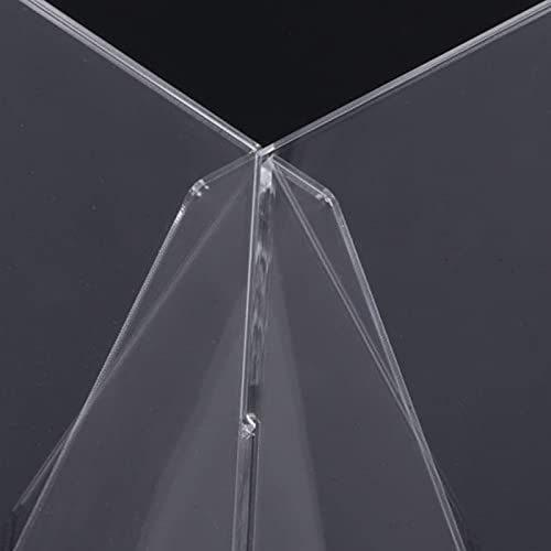 Omabeta Suporte de leitura de livros, transparente, elegante, à prova de corrosão, robusto, para exi