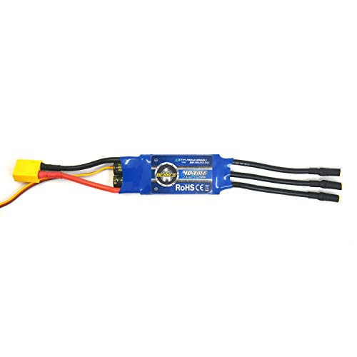 ZTW 40A Brushless ESC with BEC 3A/5V Speed Controller for rc Airplane and Helicopter … (40A ESC with Connector)