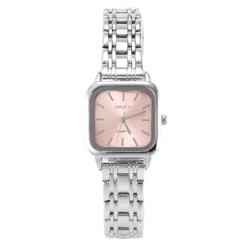SALTY Analog Watches for Women & Girls, Silver Silver::Pink - Image 2