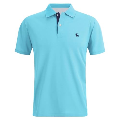 Polo décontracté pour homme fini les hauts amorphes optez pour l'ajusté