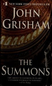 The Summons John Grisham Book Club New B0036UFK92 Book Cover