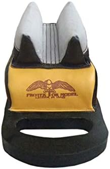 Protektor Custom Bumble Bee Dr Super Slick Silver Mid-Ear Rear Shooting Rest Bag with Carry Handle Leather Black and Yellow Filled