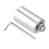 Diamètre de la tige: 8mm JUSTJUNFEN 30 / 50mm DIY Ponceuse for Double roulement Ponceuse Roue entraînée de Roue entraînée sans Nervures avec Tige d\'arbre de 8 mm/Alliage d\'aluminium de clé for DIY Outil for Main Pièces d\'ou