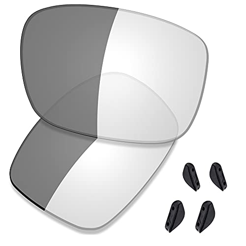 Image of SAUCER Premium Replacement Lenses & Nosepads for Oakley Drop Point OO9367 | UV400 Protection, Anti-Scratch, Precise Fit