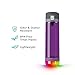 Hidrate Spark PRO Lite Smart Water Bottle – Tritan Plastic – Tracks Water Intake with Bluetooth, LED Glow Reminder When You Need to Drink – Chug Lid, 24 oz, Wildberry