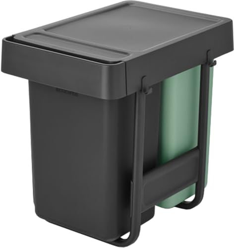 Caneca de basura integrada Brabantia 2 x 4 gal miniatura 2
