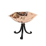 Achla Designs BB-07-TR Bee Fountain Tripod Birdbath with Small Stand, Copper, Black