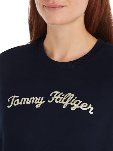 Sweat shirt Tommy Hilfiger MDRN REG SCRIPT SWEATSHIRT EU - vue 4