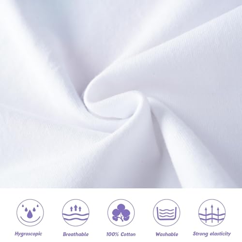 Birthday Girls Toddler Shirt Cotton Mermaid Birthday Short Sleeve Tees Girls Birthday Outfit for 3rd 4th 5th4