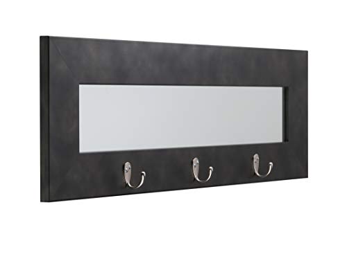 BrandtWorks, LLC AZBM025HK Hook Mirror, Gunmetal