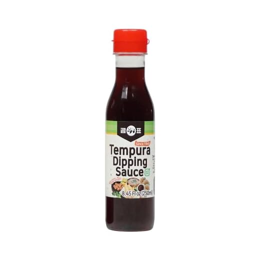 Taehwa GOMPYO Tempura Dipping Sauce 8.45 Fl oz, Tsuyu Sauce, Soy Dipping Sauce, Korean Dipping Sauce, NON-GMO, Lemon Plum Ginger Extract